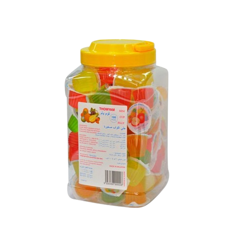 Thomyam Jelly Cup Fruit Flavor 100 Pieces